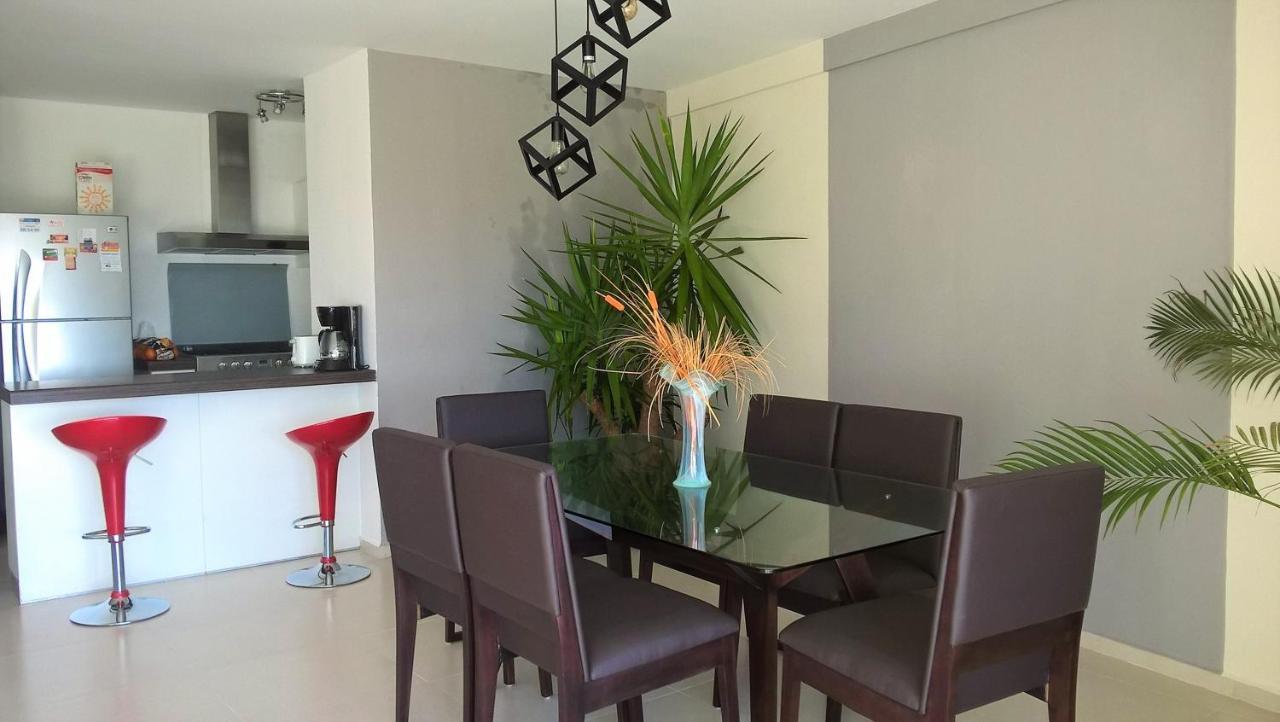 Ferienwohnung Swim The Caribbean & Work With A View Cancún Exterior foto