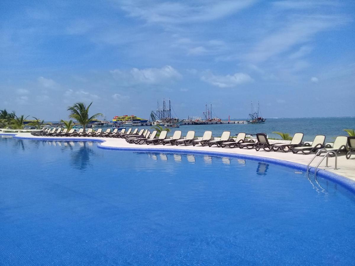 Ferienwohnung Swim The Caribbean & Work With A View Cancún Exterior foto